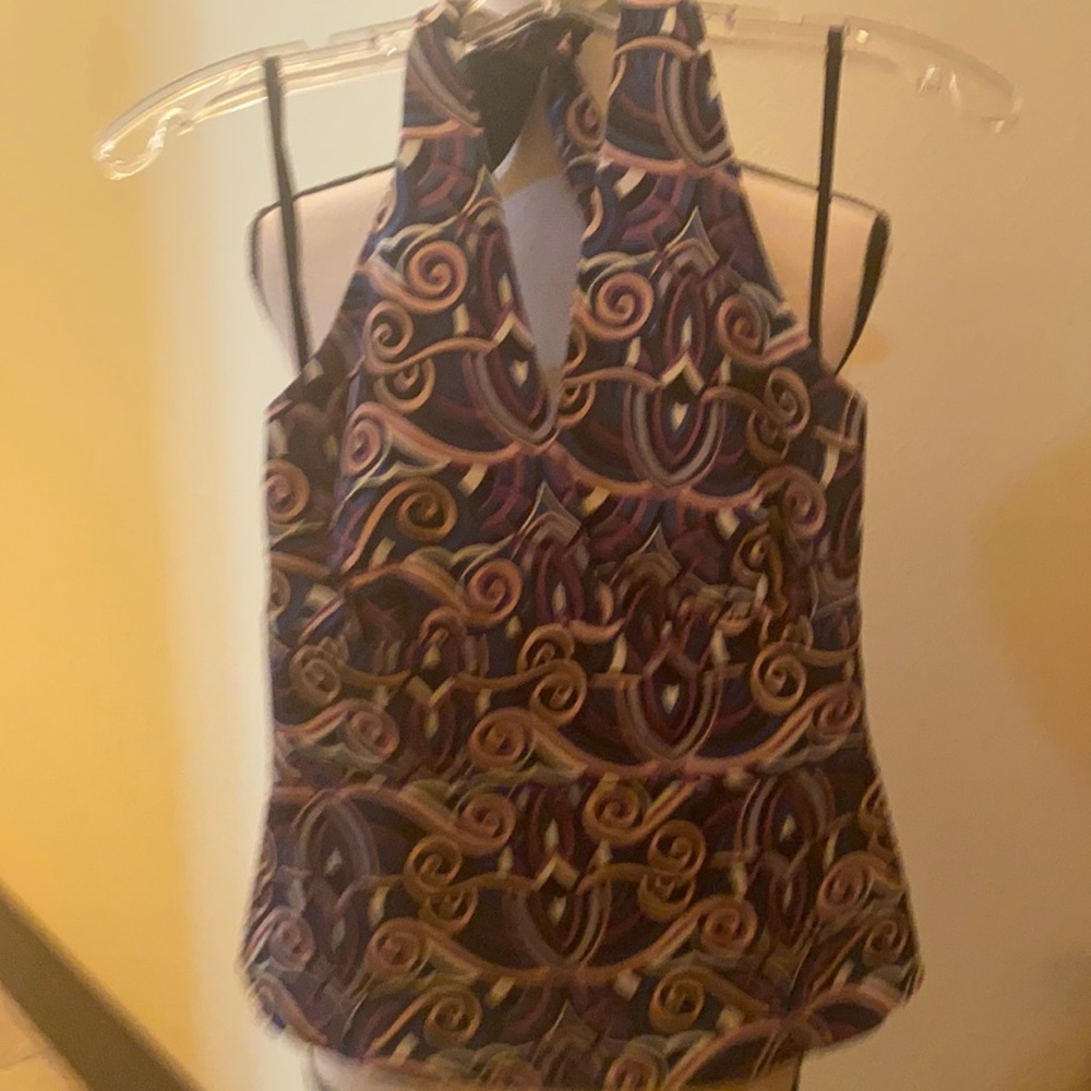 Laundry by shelli segal halter blouse.